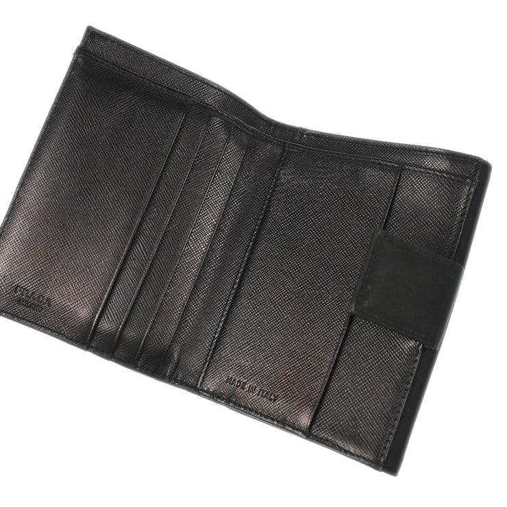 Prada Black Nylon Bifold Wallet