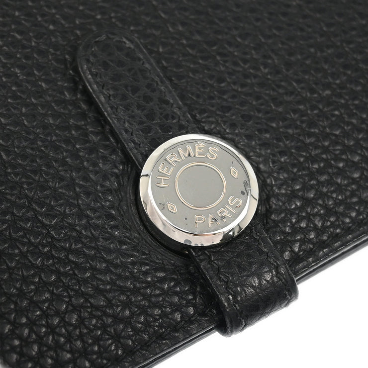 Hermes 2003 Black Togo Dogon GM Wallet