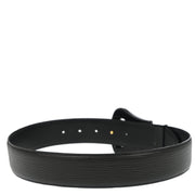 Louis Vuitton 1999 Black Epi Noctamble Belt Small Good