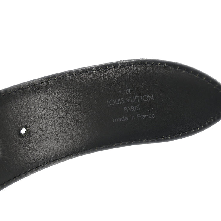 Louis Vuitton 1999 Black Epi Noctamble Belt Small Good