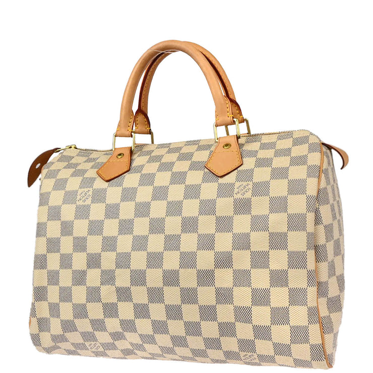 Louis Vuitton 2007 Damier Azur Speedy 30 Handbag N41533