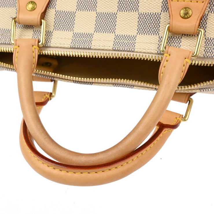 Louis Vuitton 2007 Damier Azur Speedy 30 Handbag N41533