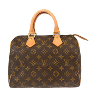 Louis Vuitton 2001 Monogram Speedy 25 Handbag M41528