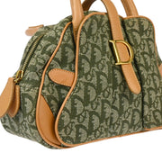 Christian Dior Green Double Saddle Trotter Handbag