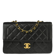 Chanel 1996-1997 Black Lambskin Shoulder Bag