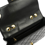 Chanel 1996-1997 Black Lambskin Shoulder Bag