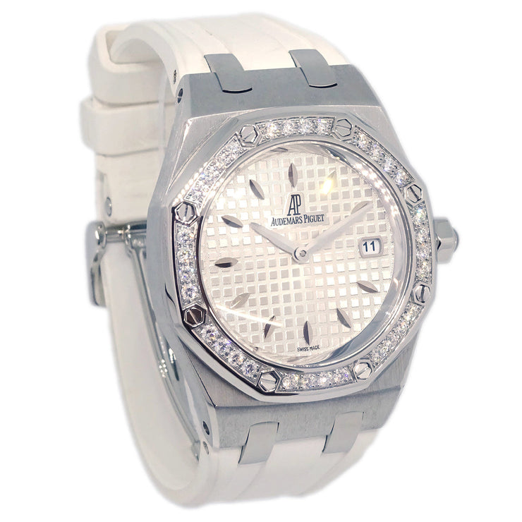 Audemars Piguet Royal Oak Quartz Watch SS Diamond