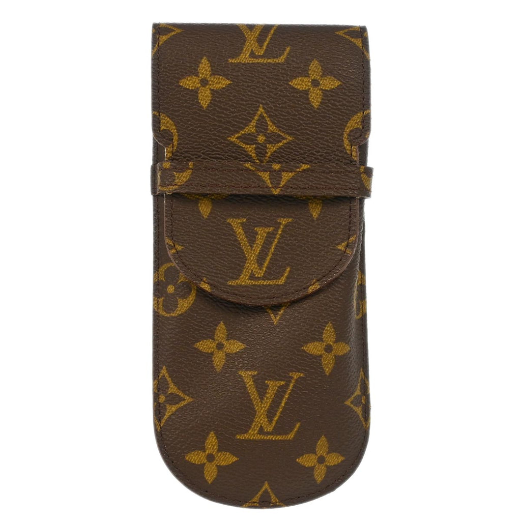 爆売り！ Louis Vuitton 1998 Monogram Etui Lunettes Glasses Case M62970 Small Good 小物