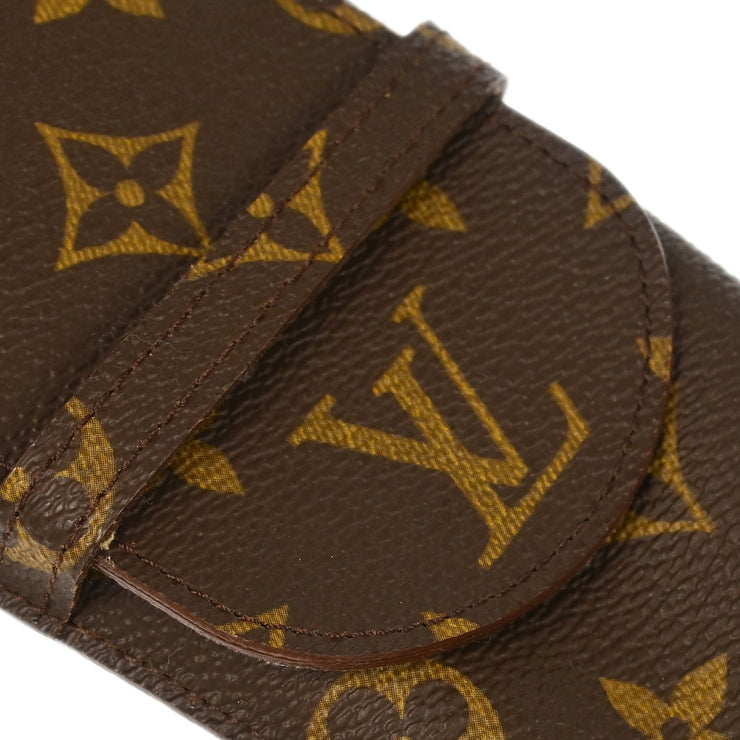 Louis Vuitton 1998 Monogram Etui Lunettes Glasses Case M62970 Small Good