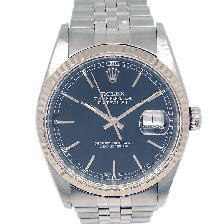 Rolex Oyster Perpetual Datejust 34mm Ref.16234 Self-winding Watch SS