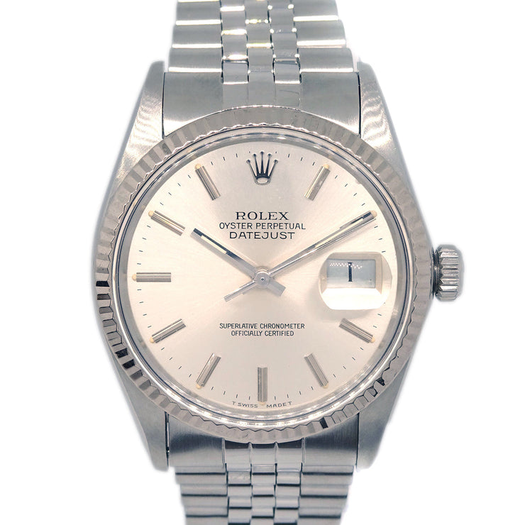 Rolex Oyster Perpetual Datejust 34mm Ref.16014 Self-winding Watch SS