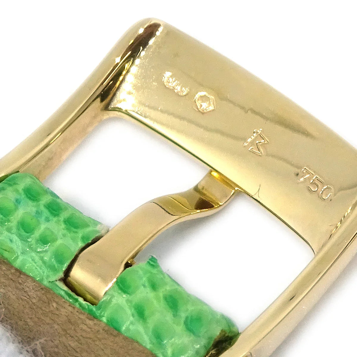 Van Cleef & Arpels * YG Diamond Ref.13343B2 Quartz Watch 18KYG Lizard