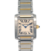 Cartier Tank Francaise SM Ref.2300 Quartz Watch 18KYG SS