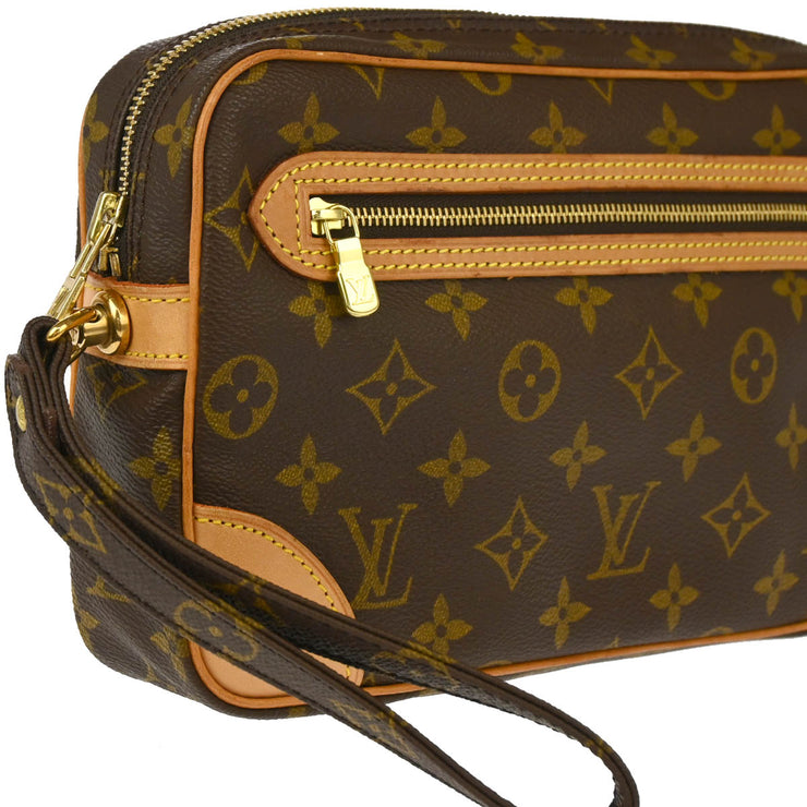 Louis Vuitton 1990 Monogram Marly Dragonne GM Clucth Bag M51825