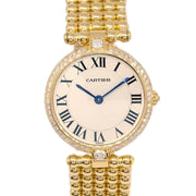 Cartier Must VLC Ref.881076 Quartz Watch 18KYG Diamond