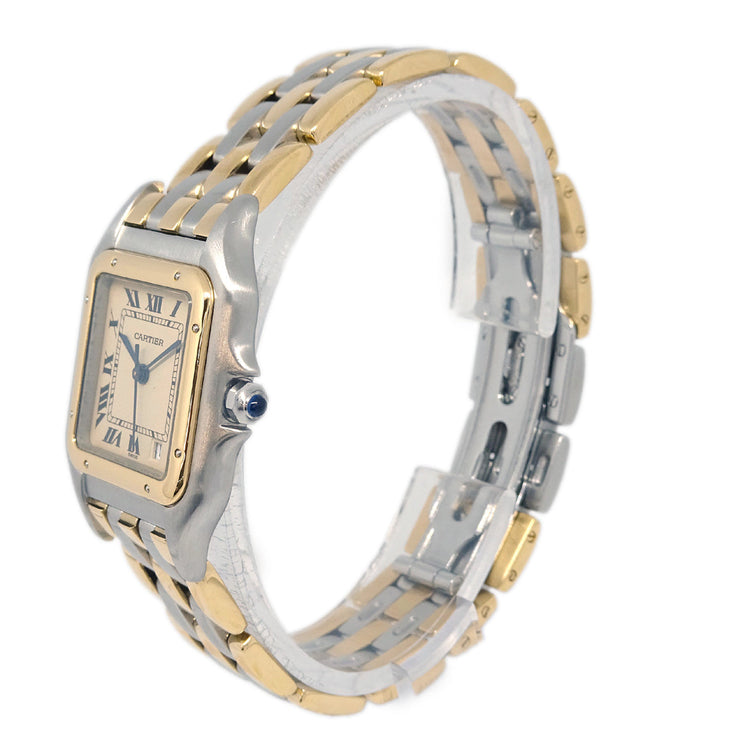 Cartier Panthere MM Ref.W25028 Quartz Watch SS 18KYG