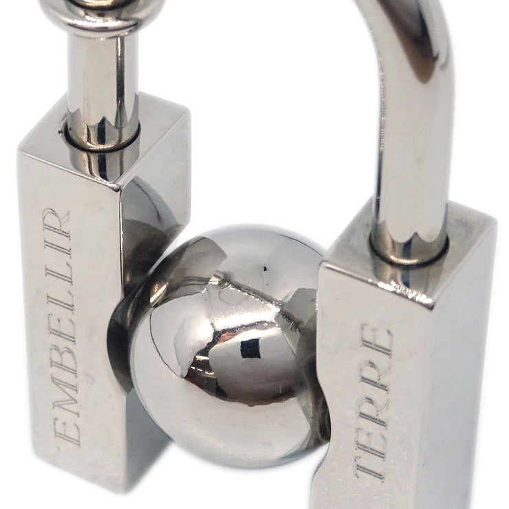 Hermes 2001 Earth Cadena Padlock Silver Small Good