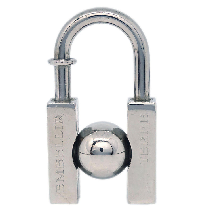 Hermes 2001 Earth Cadena Padlock Silver Small Good