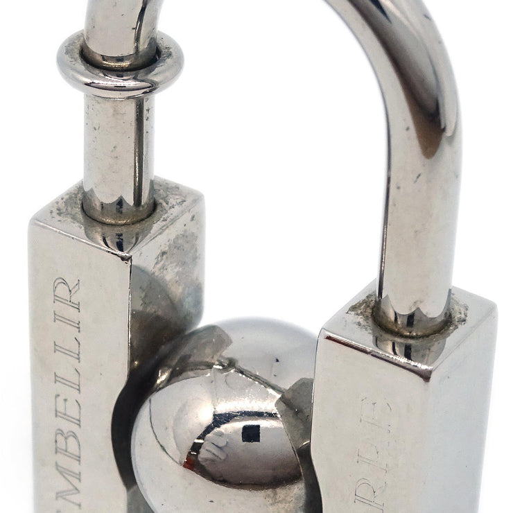 Hermes 2001 Earth Cadena Padlock Silver Small Good