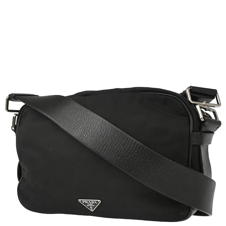 Prada Black Nylon Shoulder Bag