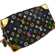 Louis Vuitton 2003 Black Monogram Multicolor Speedy 30 Handbag M92642