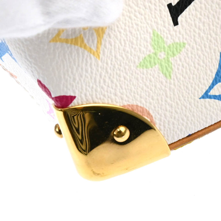 Louis Vuitton 2004 White Monogram Multicolor Trouville Handbag M92663