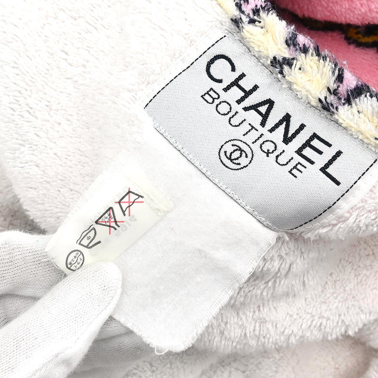 Chanel Bathrobe Style Icon Coat Gown Pink