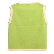 Chanel 1996 Sleeveless Cardigan Light Green #38