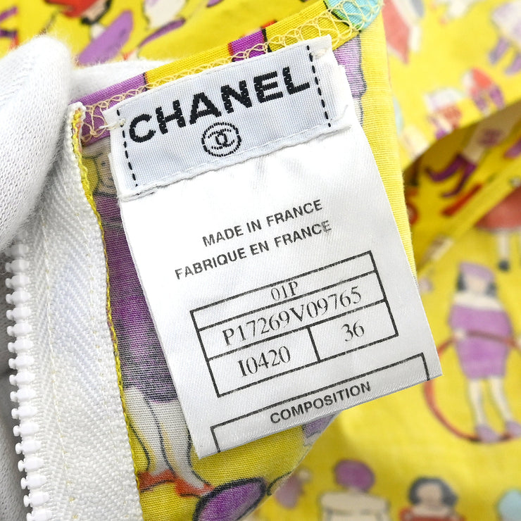 Chanel 2001 Sleeveless Top Yellow #36