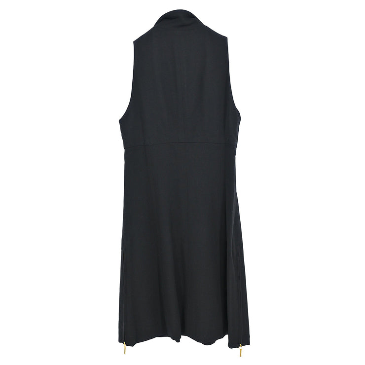 Chanel 1995 Sleeveless Dress Black #38