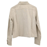 Chanel 1998 Zip Up Jacket Beige #36