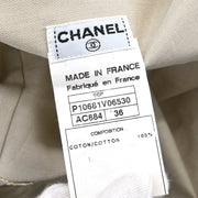 Chanel 1998 Zip Up Jacket Beige #36