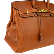 Hermes Fauve Barenia Birkin 35 Handbag