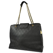 Chanel 1991-1994 Black Lambskin Supermodel Bicolore Shoulder Bag