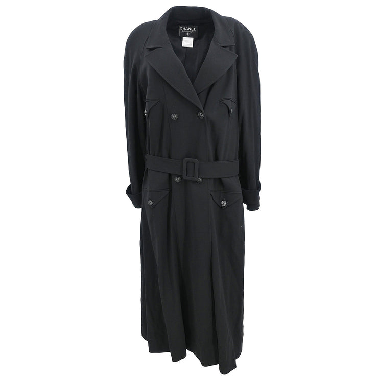 Chanel 1997 Coat Black #36