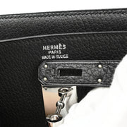 Hermes 2001 Black Togo Birkin 45 Handbag