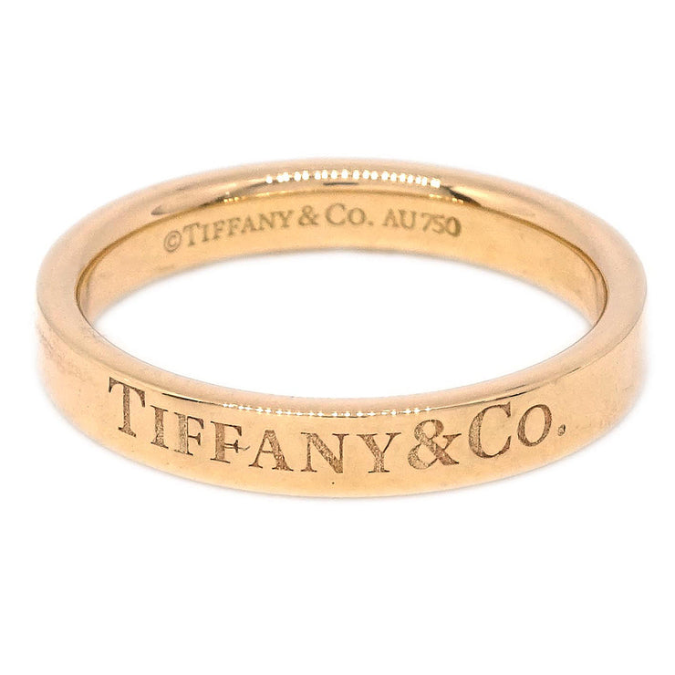 Tiffany & Co. Band Ring Au750 #47 #7