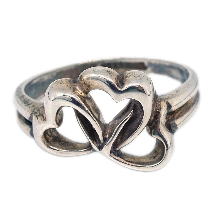 Tiffany & Co. Triple Heart Ring 925 #54 #14