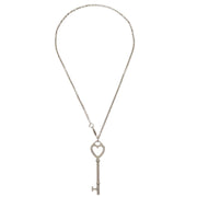 Tiffany & Co. Heart Key Large Pendant Necklace SV925 Silver