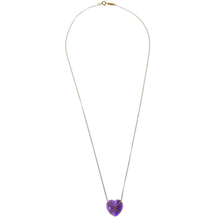 Tiffany & Co. Amethyst Pendant Necklace 750