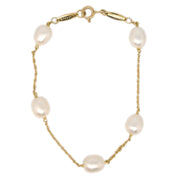 Tiffany & Co. Pearls By The Yard Bracelet Au750 Fresh Water Pearl