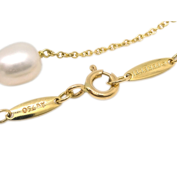 Tiffany & Co. Pearls By The Yard Bracelet Au750 Fresh Water Pearl