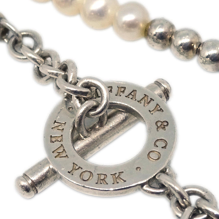 Cana Tiffany & Co. Return to Tiffany Bracelet SV925 Genuine Pearl Diamond