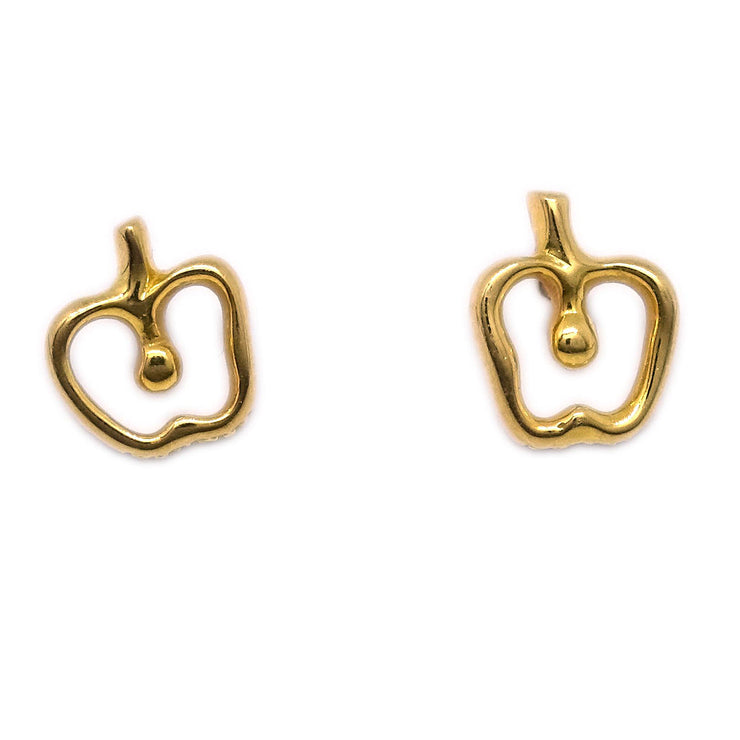 Tiffany & Co. Apple Piercing Earrings 18K