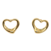 Tiffany & Co. Open Heart Piercing Earrings 750