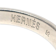 Hermes Heart Knock Ring 18K SV925 #52 #51 #11