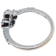 Ring 18K 750 Diamond Silver #51 #11