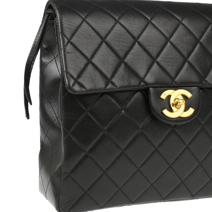 Chanel 1994-1996 Black Lambskin Backpack