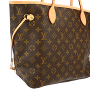 Louis Vuitton 2008 Monogram Neverfull MM Shoulder Tote Bag M40156