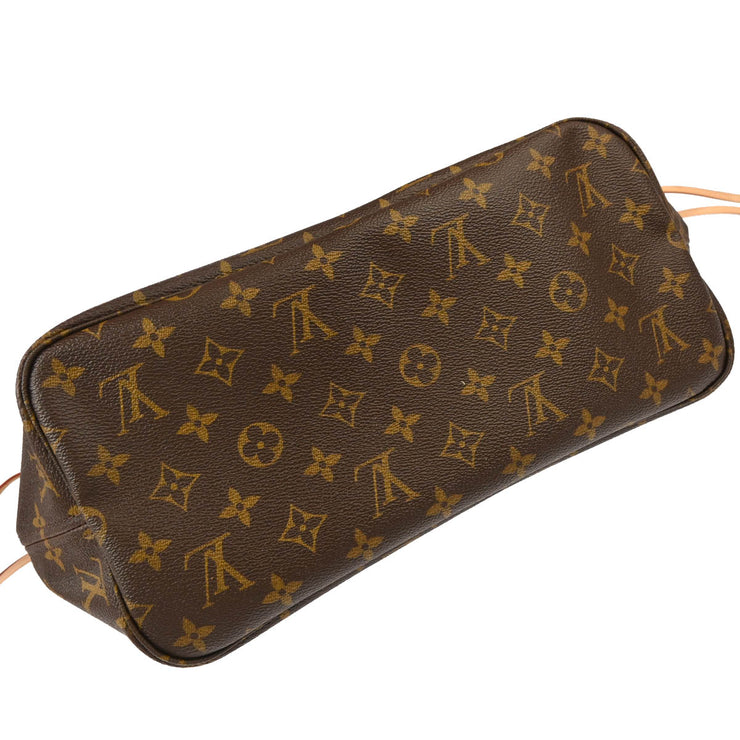 Louis Vuitton 2008 Monogram Neverfull MM Shoulder Tote Bag M40156